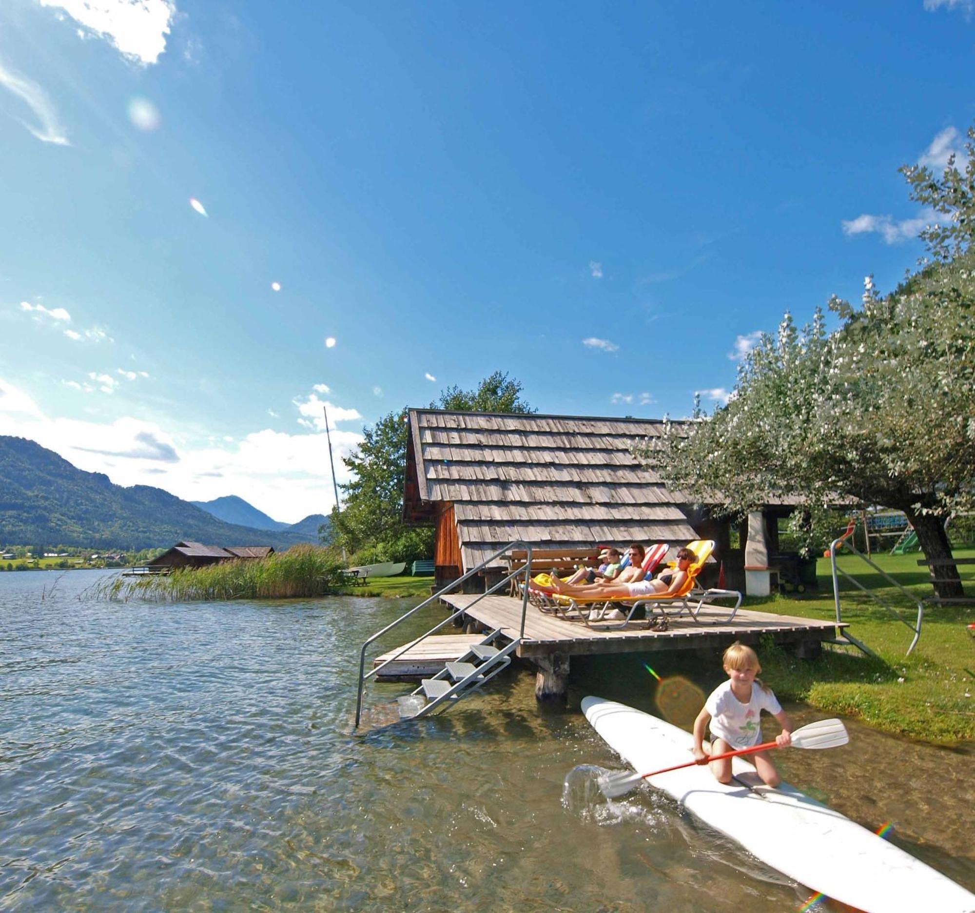 Ferienhof Obergasser Und Bergblick Weissensee Exterior photo