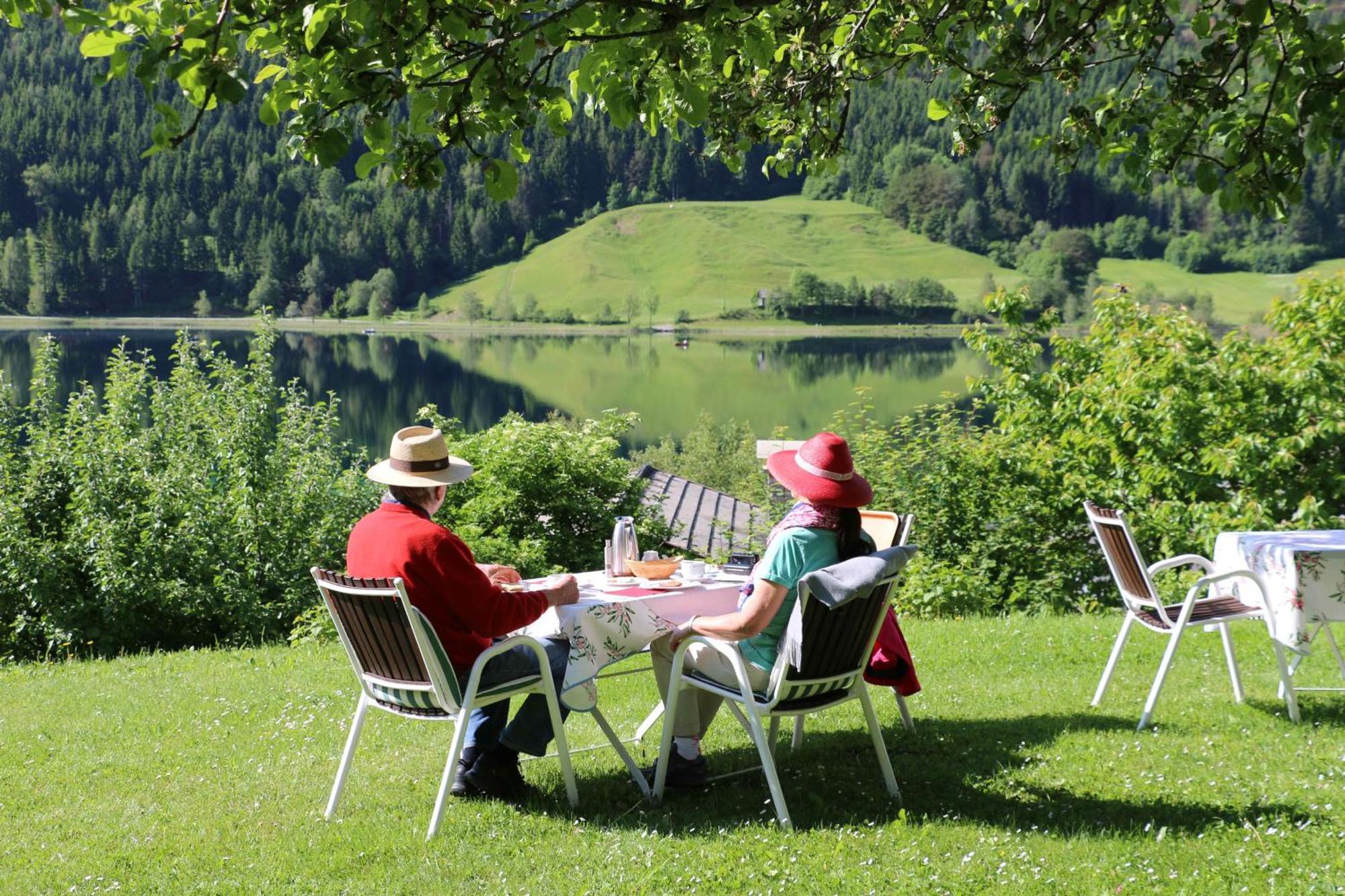 Ferienhof Obergasser Und Bergblick Weissensee Exterior photo